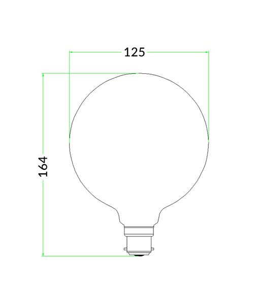 SPECTRA: G125 LED Firework Effect Decorative Globes (4W)