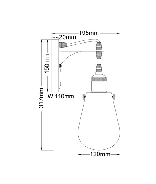 STRUNG WALL LIGHT