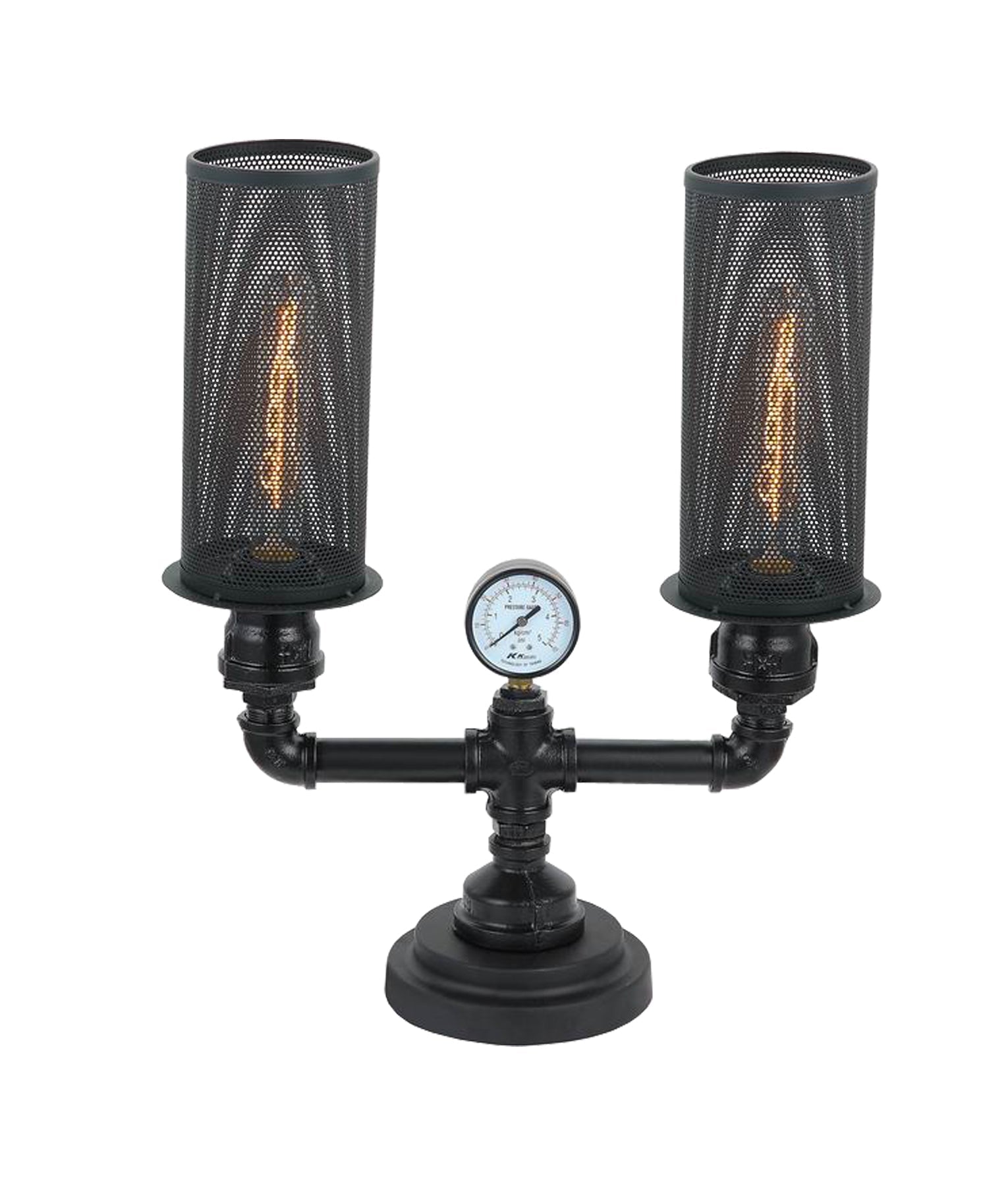 VENETO: Industrial Aged Iron Decorative Table Lamp