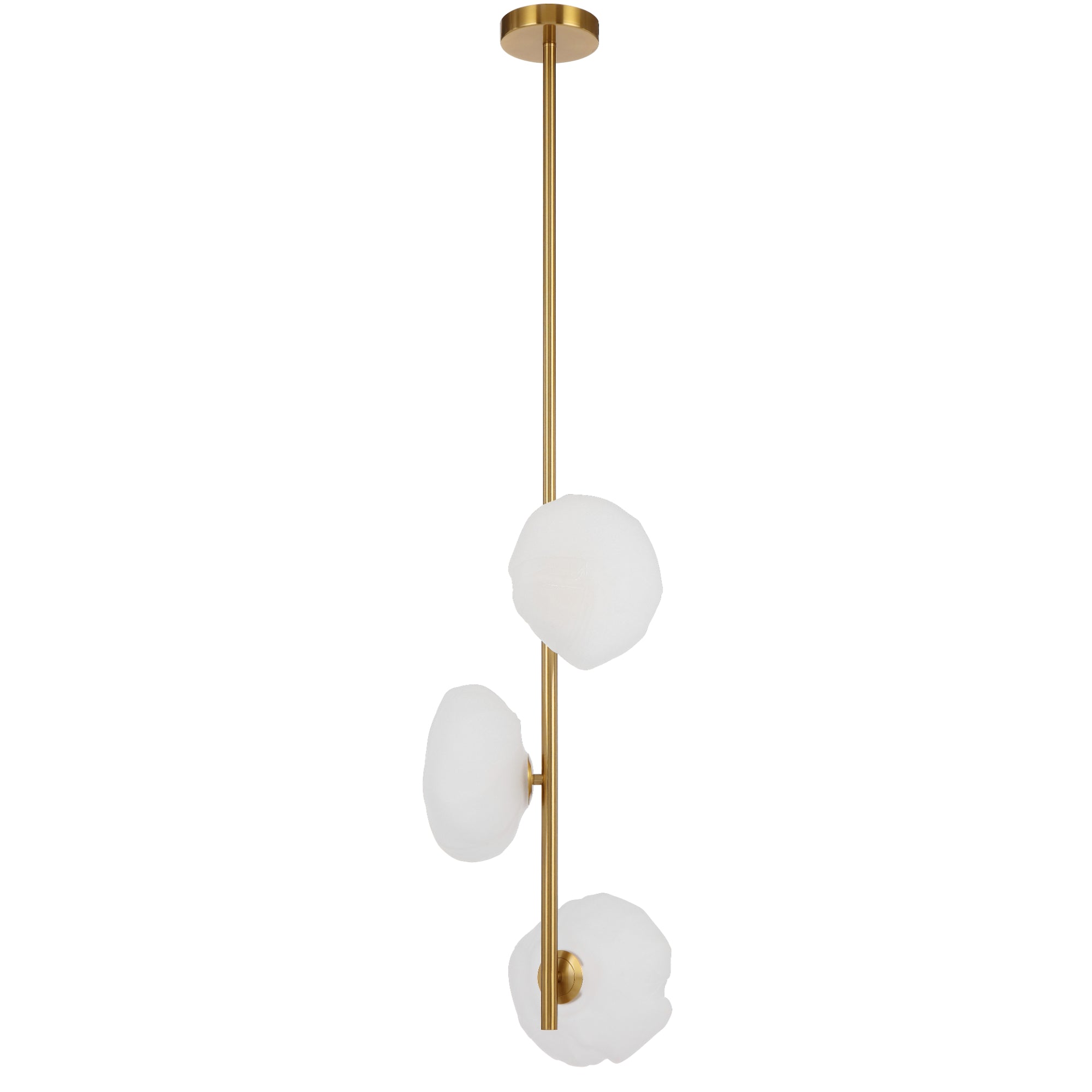 ZECCA 3 LIGHT VERTICAL PENDANT