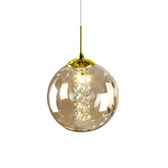 BUBBLES GOLD/COGNAK PENDANT 1LT