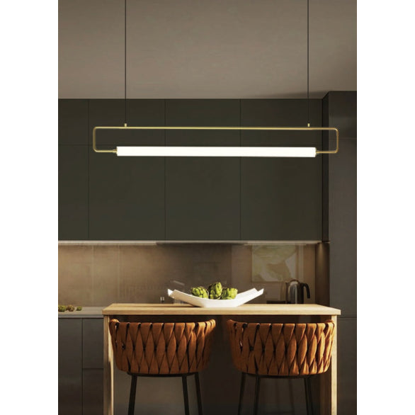 CANON BAR PENDANT BRASS