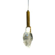 Crystal Cut Pendant Gold