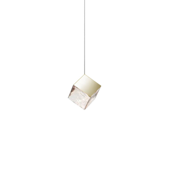 CUBE GOLD PENDANT