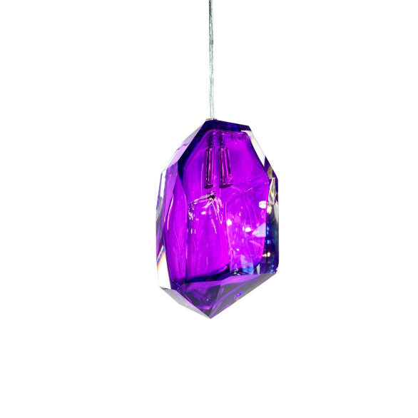 ROCK CRYSTAL PENDANT PURPLE