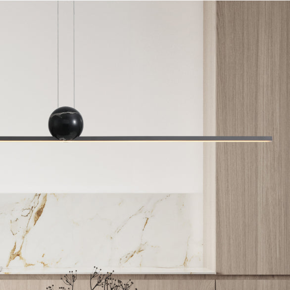 MARBLE BALL LINEA PENDANT BLACK