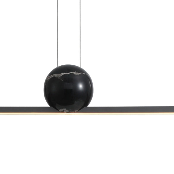 MARBLE BALL LINEA PENDANT BLACK