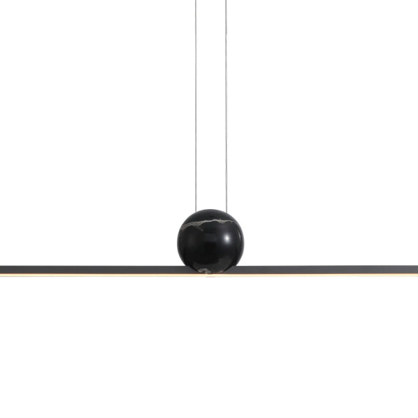 MARBLE BALL LINEA PENDANT BLACK