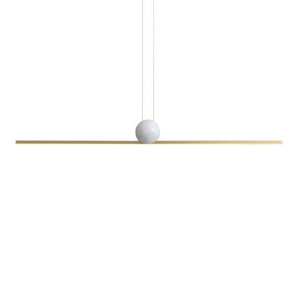 MARBLE BALL LINEA PENDANT GOLD