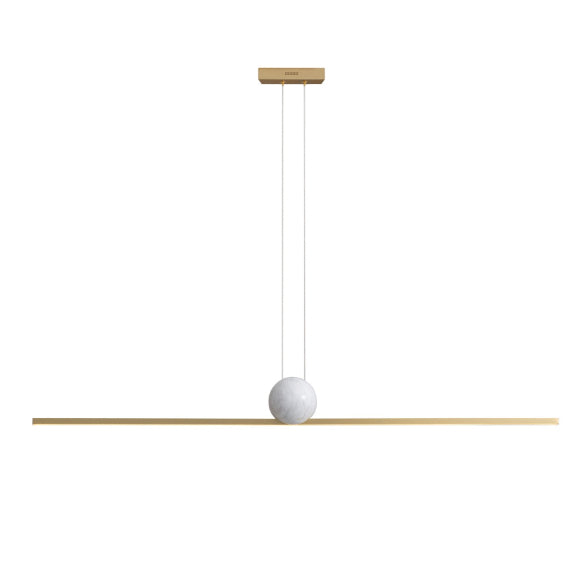 MARBLE BALL LINEA PENDANT GOLD