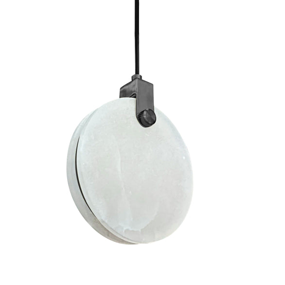 PANISH 150 DISC MARBLE BLACK PENDANT