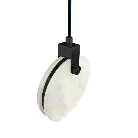 PANISH 150 DISC MARBLE BLACK PENDANT