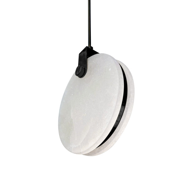 PANISH 150 DISC MARBLE BLACK PENDANT