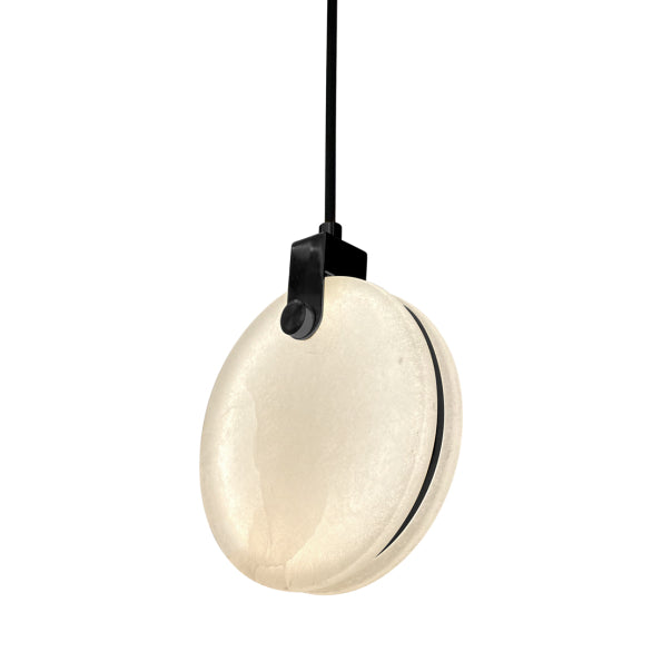 PANISH 150 DISC MARBLE BLACK PENDANT